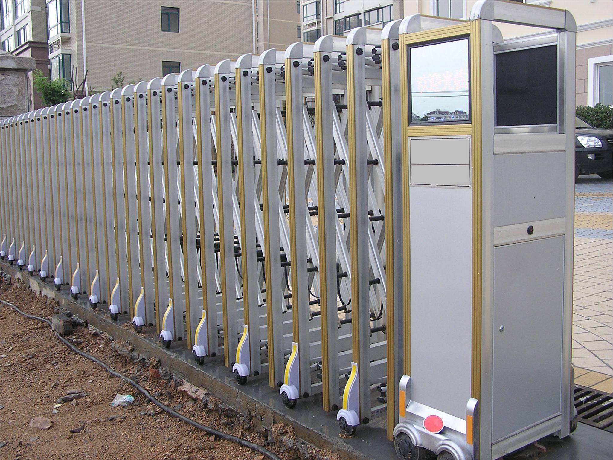 金山金山卫电动伸缩门定做安装 金山金山卫伸缩门大凯更换