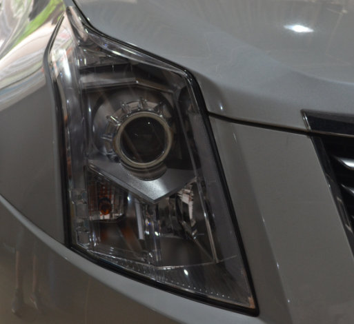 SRX车灯改装进口海拉5透镜飞利浦XV氙气灯